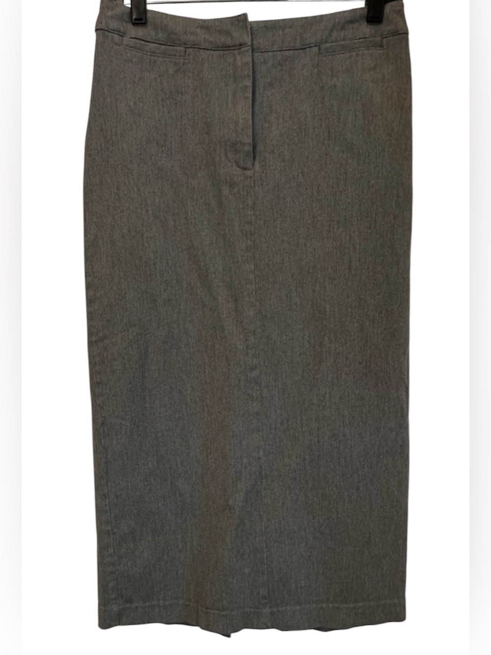 Lauren Jeans Co- Ralph Lauren Grey Straight Midi Pencil Skirt